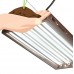 Agrobrite Designer T5 96W 2' 4-Tube Daisy Chainable Grow Light Fixture (2 Pack)   